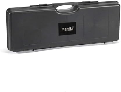 A hard 33.4 inch rifle case built with thick convoluted foam layers and secure latches to keep gear set in place during travel.